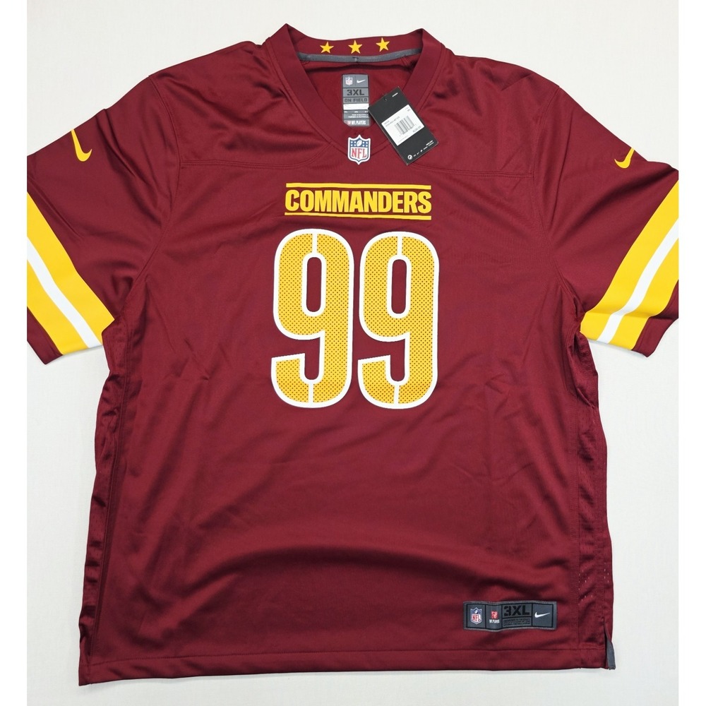 Nike On Field Washington Commanders Chase Young Jersey Men's 3XL Burgundy 99